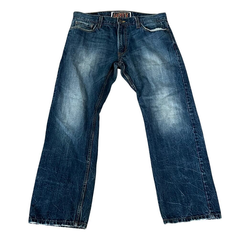 Levi's 514 Slim Straight Men's Jeans‎ Size W38 L30 Dark Wash